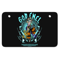 God Enel Atv License Plate | Artistshot