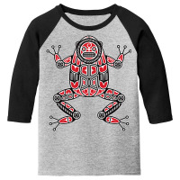 Haida Frog American Indian Native America Indigeno Youth 3/4 Sleeve | Artistshot