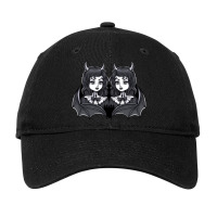 Gothic Victorian Siamese Twins Witch Demon Vampire Adjustable Cap | Artistshot