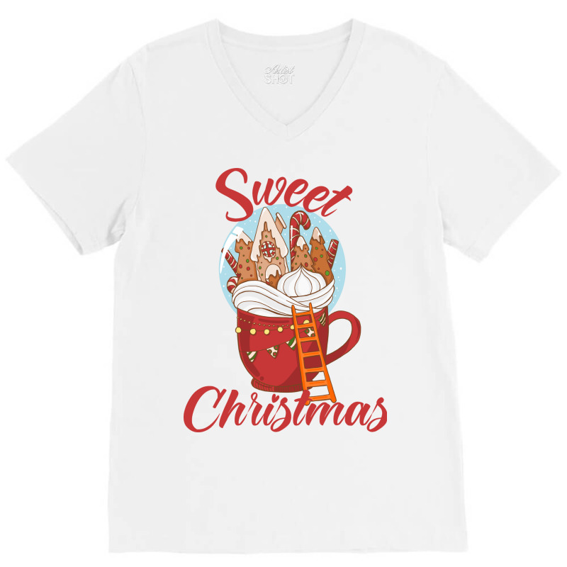 Sweet Christmas V-neck Tee | Artistshot