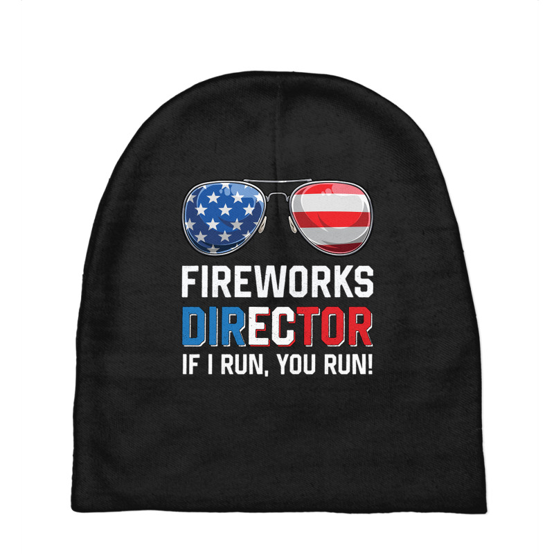 Fireworks Director If I Run You Run Funny 4th Of J Baby Beanies by Ziz | Artistshot