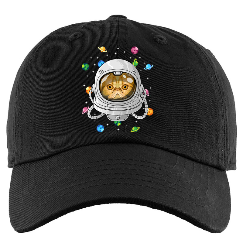 Exotic Shorthair Astronaut Cat Deep In Space Cosmi Kids Cap by Ziz | Artistshot