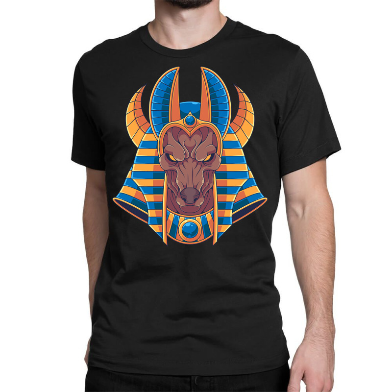 Egyptian God Anubis Egypt Ancient Mythology Hierog Classic T-shirt by Ziz | Artistshot