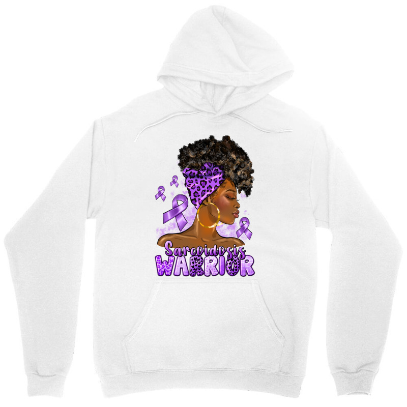 Afro Woman Sarcoidosis Cancer Warrior Unisex Hoodie | Artistshot