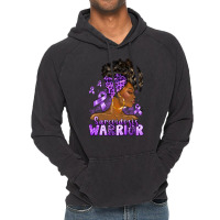 Afro Woman Sarcoidosis Cancer Warrior Vintage Hoodie | Artistshot