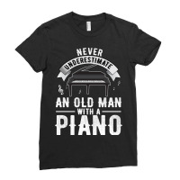 Piano Piano Music Gift For Pianist   Instrument Mu Ladies Fitted T-shirt | Artistshot