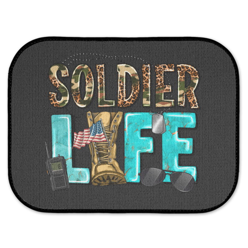 Soldier  Life Rear Car Mat | Artistshot