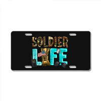 Soldier  Life License Plate | Artistshot