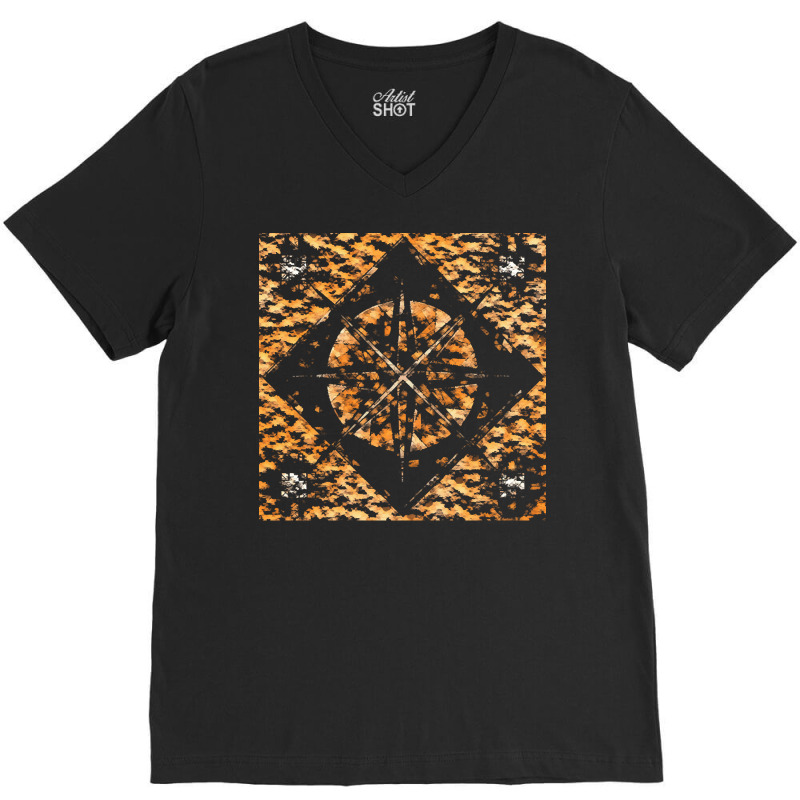 Mandala Artwork T  Shirt Mandala Etched In Granite T  Shirt V-neck Tee | Artistshot