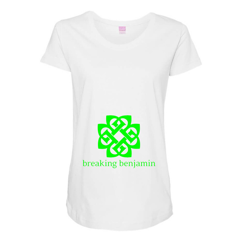 Breaking Benjamin Maternity Scoop Neck T-shirt by sladeca | Artistshot