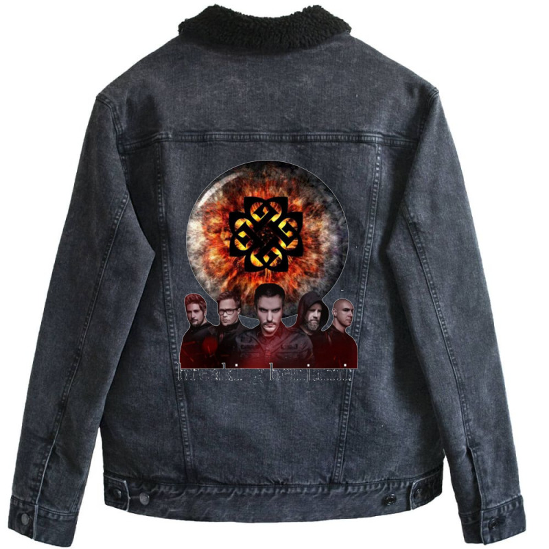 Breaking Benjamin Unisex Sherpa-Lined Denim Jacket by sladeca | Artistshot