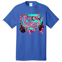 Fuck Cancer Basic T-shirt | Artistshot