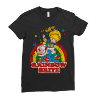 Distressed Rainbow Brite Ladies Fitted T-shirt | Artistshot