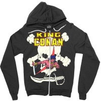 King Conan Zipper Hoodie | Artistshot