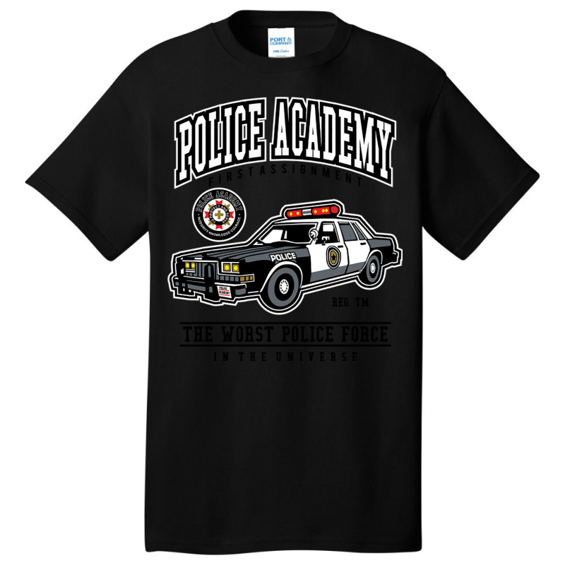 Police Academy Basic T-shirt by Rob Store | Artistshot