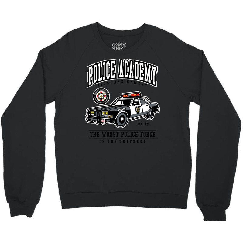 Police Academy Crewneck Sweatshirt by Rob Store | Artistshot