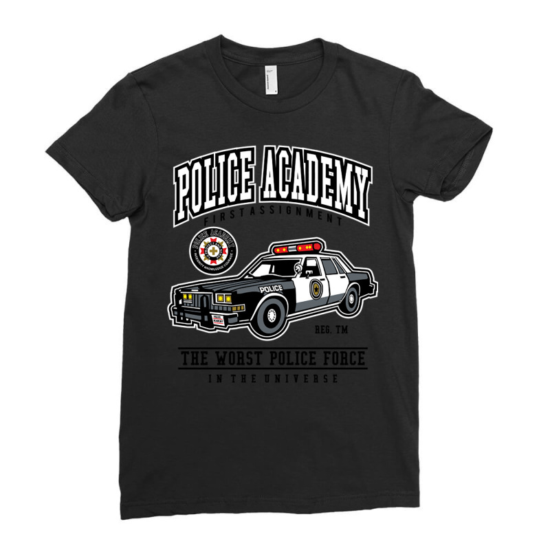 Police Academy Ladies Fitted T-Shirt by Rob Store | Artistshot