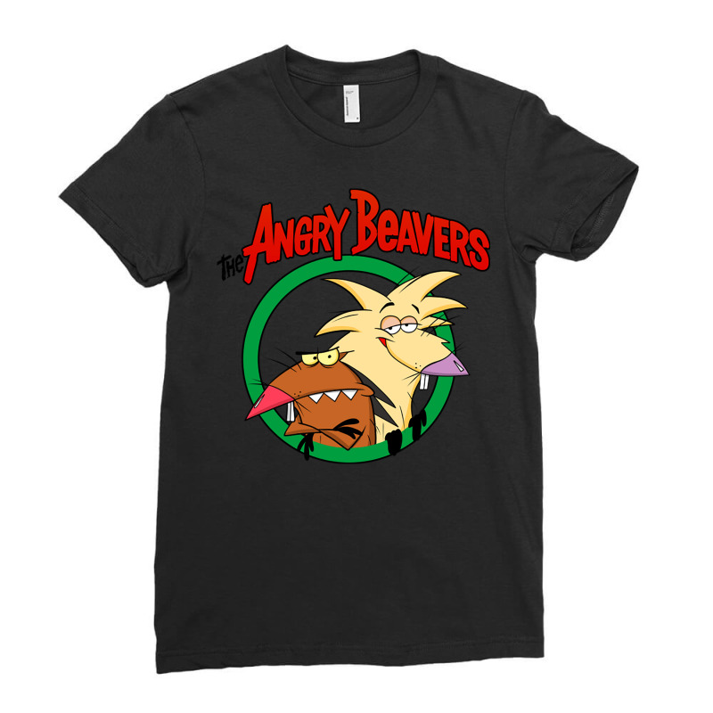 The Angry Beavers V.2 Ladies Fitted T-Shirt by Rob Store | Artistshot