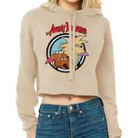 Vintage Angry Beavers Cropped Hoodie | Artistshot