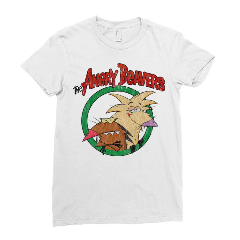 Vintage The Angry Beavers Ladies Fitted T-Shirt by Rob Store | Artistshot