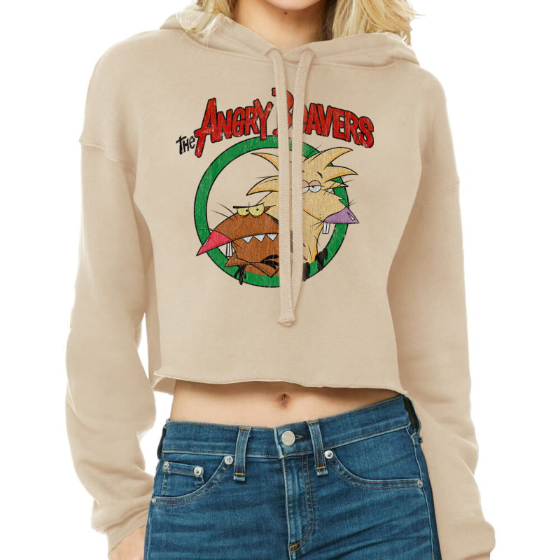 Vintage The Angry Beavers Cropped Hoodie by Rob Store | Artistshot