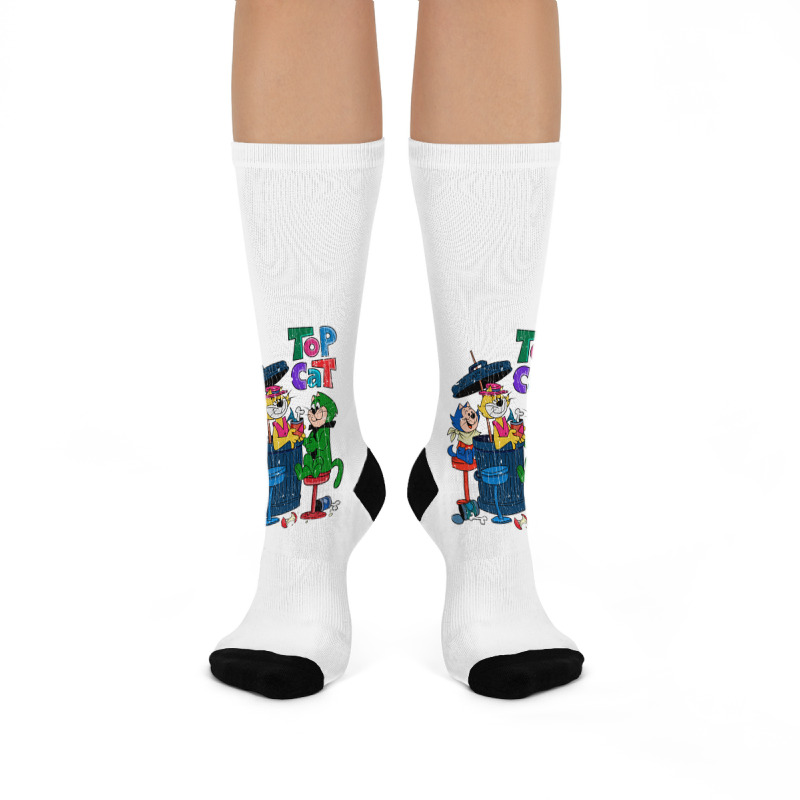 Vintage Top Cat Crew Socks | Artistshot