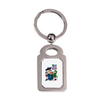 Vintage Top Cat Silver Rectangle Keychain | Artistshot