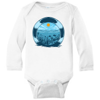 Under The Sea Long Sleeve Baby Bodysuit | Artistshot