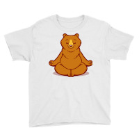 Bear Animals Meditation Zen Buddhism Youth Tee | Artistshot