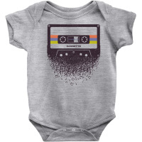 Cassette Swan Song Musical Notes Baby Bodysuit | Artistshot