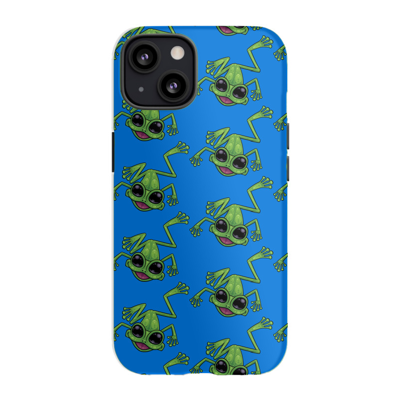 Happy Green Tree Frog Iphone 13 Case | Artistshot