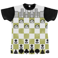 City Forest Chess Vintage Game Graphic T-shirt | Artistshot