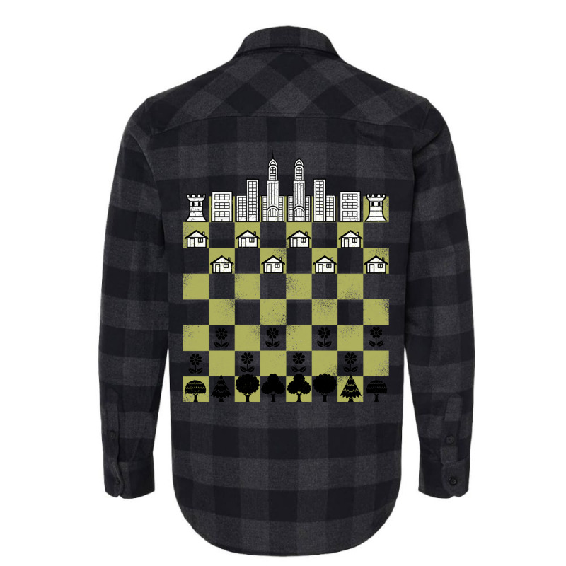 City Forest Chess Vintage Game Flannel Shirt | Artistshot