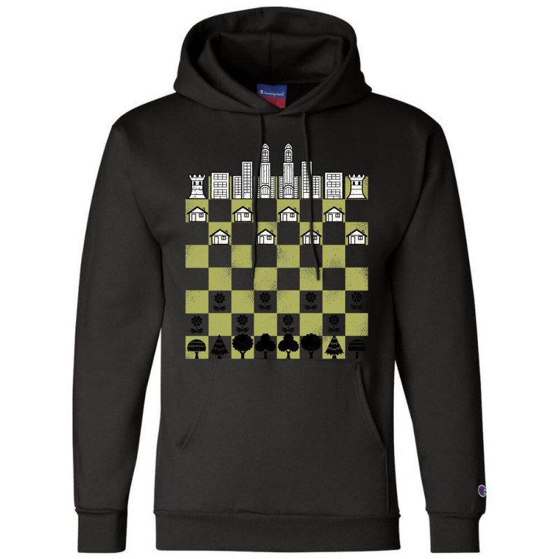 City Forest Chess Vintage Game Champion Hoodie | Artistshot