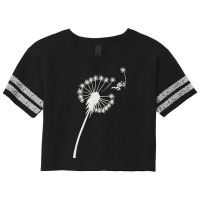 Dandelion Astronaut Flying Away Make A Wish Scorecard Crop Tee | Artistshot