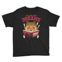 Follow Your Dreams Cat World Domination Youth Tee | Artistshot