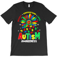 Autism Awareness T  Shirtautism Awareness Flower Gift T  Shirt T-shirt | Artistshot