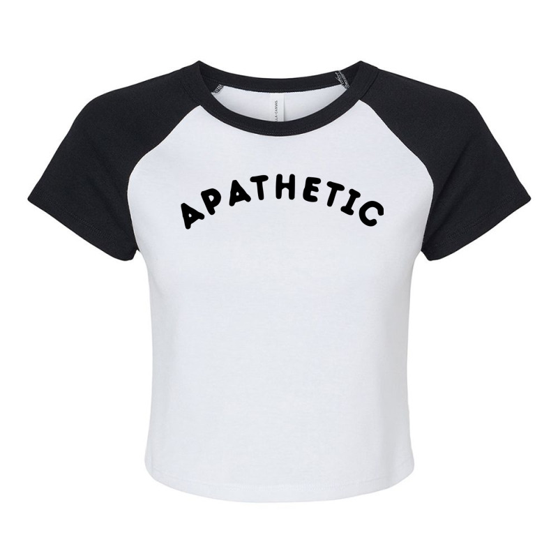 Apathetic Apathy  Nihilism  Nihilist Raglan Crop Top by TomArt | Artistshot