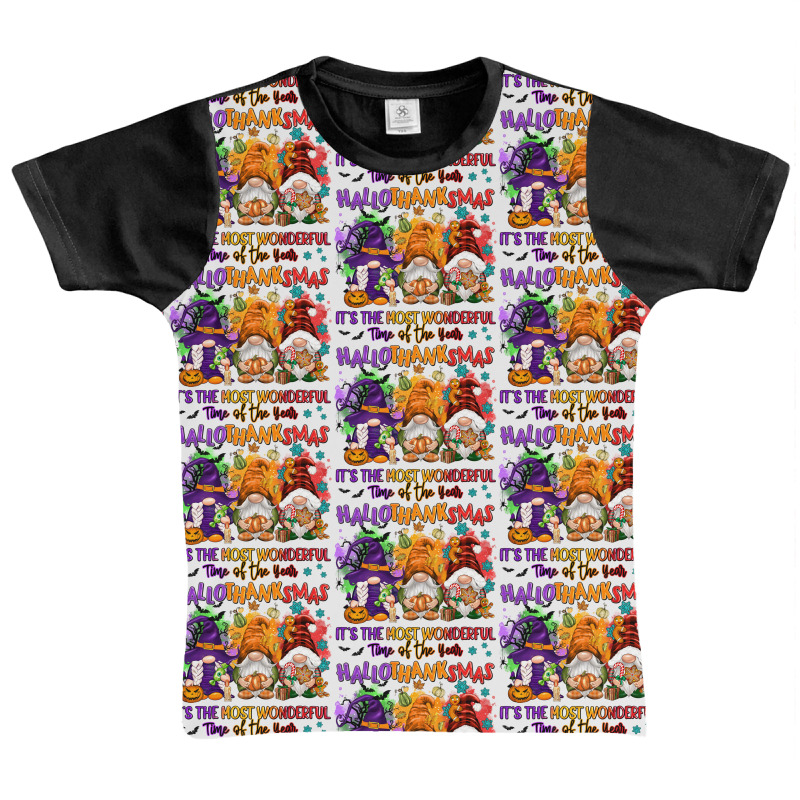 Hallothanksmas It's The Most Wonderful Time Of The Graphic Youth T-shirt by NancyCooperArtShop | Artistshot