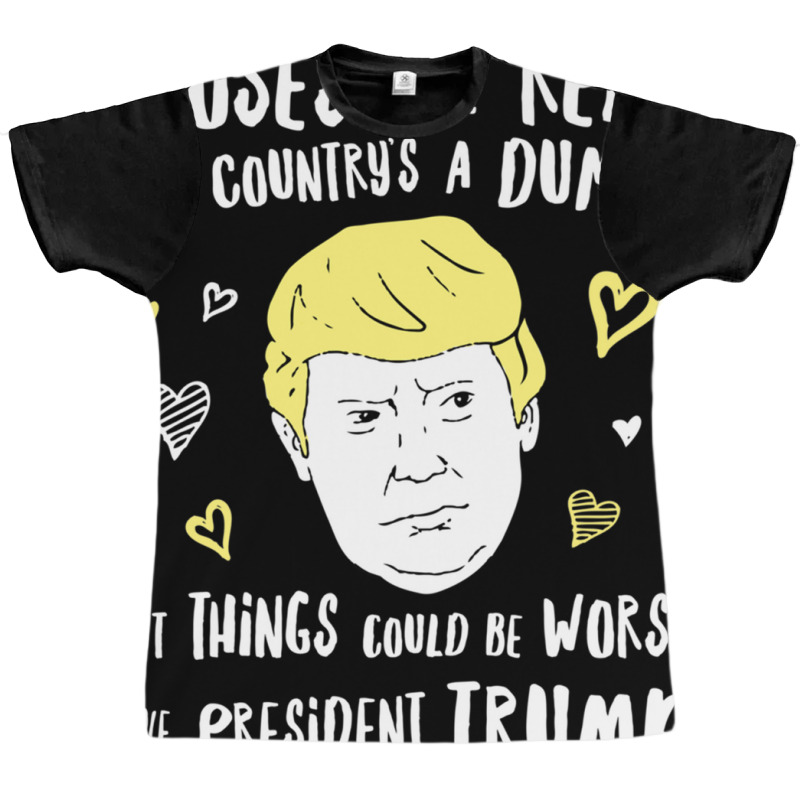 Donald Trump Valentines Day Card Graphic T-shirt | Artistshot