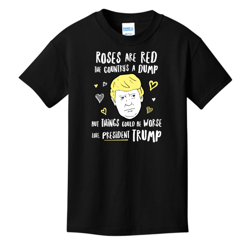 Donald Trump Valentines Day Card Basic Youth T-shirt | Artistshot