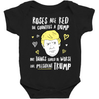 Donald Trump Valentines Day Card Baby Bodysuit | Artistshot