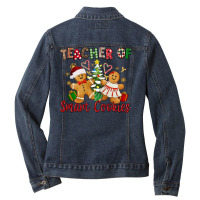 Teacher Of Smart Cookies Ladies Denim Jacket | Artistshot