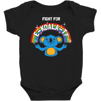 Fight For E Koala Ty Baby Bodysuit | Artistshot