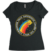 Fully Automated Luxury Gay Space Communism Women's Triblend Scoop T-shirt | Artistshot