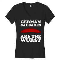 German Sausages Are The Wurst Women's V-neck T-shirt | Artistshot