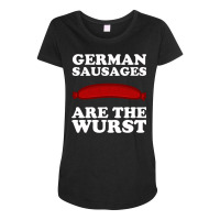 German Sausages Are The Wurst Maternity Scoop Neck T-shirt | Artistshot