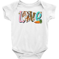 Love Easter Rabbit Baby Bodysuit | Artistshot