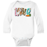 Love Easter Rabbit Long Sleeve Baby Bodysuit | Artistshot