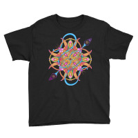 Mandala T  Shirt Tailed Mandala T  Shirt Youth Tee | Artistshot